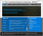 The 3rd International Symposium on Steel Science 2012